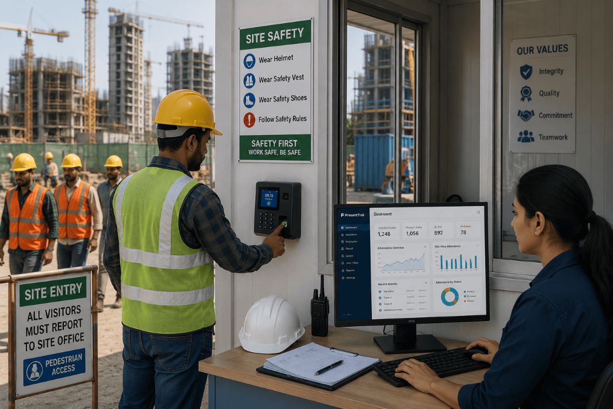 Construction site workforce management